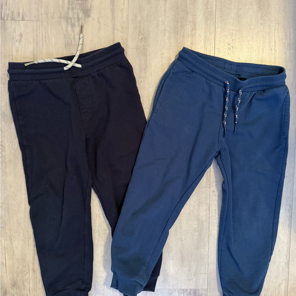 Mayoral Kids Dark Blue and Black Joggers